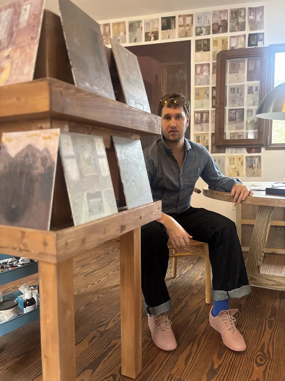 Jon Margo in the studio